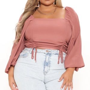 Ruched Crop top